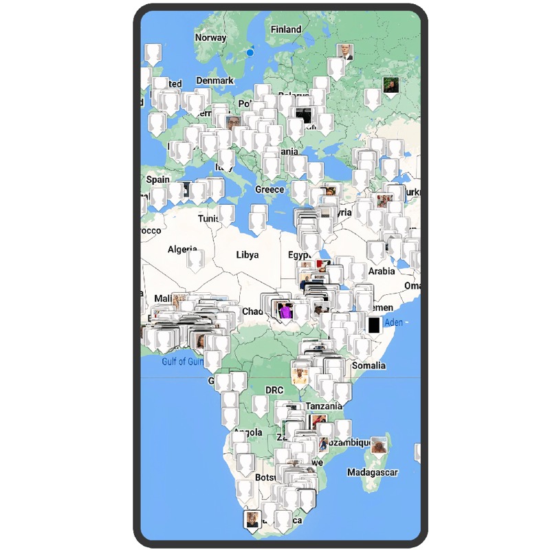 Zoom In members visible across a map